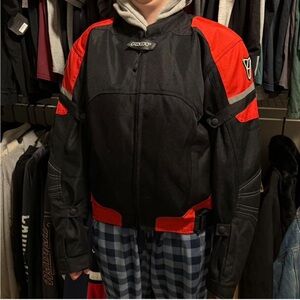 Men's Black and Red Performance Jacket